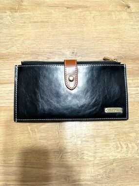 Andoilt Leather Wallet RFID Blocking Credit Card Holder Organizer Cell Phone